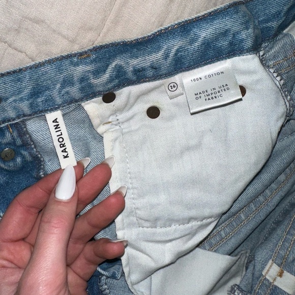 GRLFRND KAROLINA HIGH RISE DITRESSED SKINNY JEAN - Picture 5 of 6